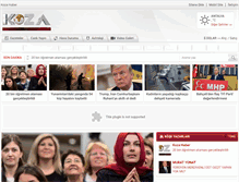 Tablet Screenshot of kozahaber.net